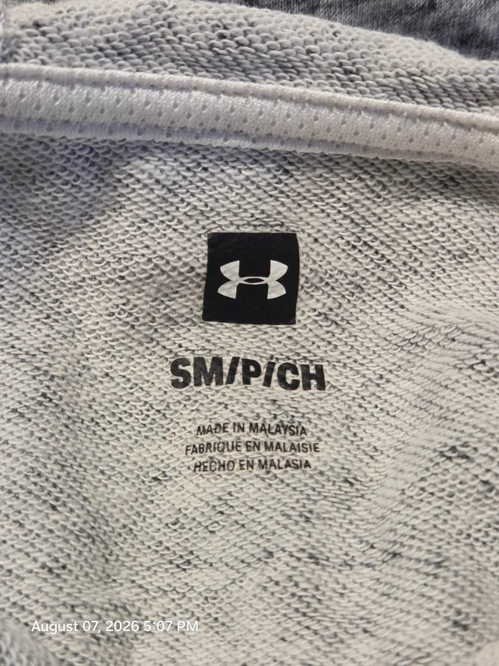 Under Armour Gray Heather Short-Sleeve Hoodie